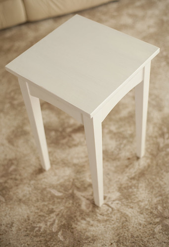 White Shaker Side Table 3