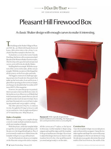 Pleasant Hill Firewood Box