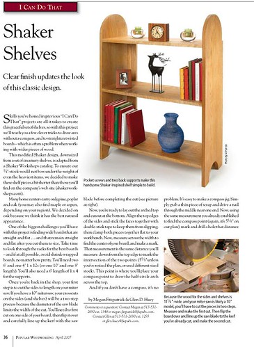 Shaker Shelves