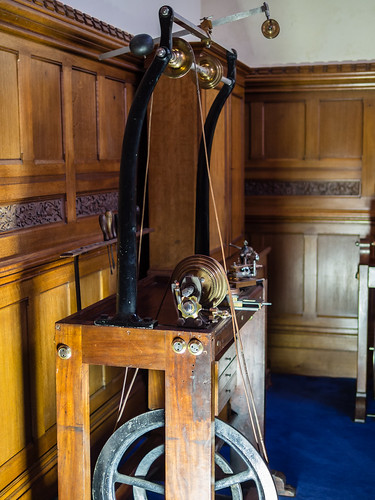 Tyntesfield foot powered lathe