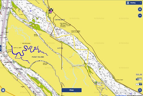 LL77a Bernie Slough (South Puget Island) to Elochoman Slough Marina (Cathlamet)