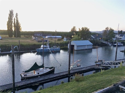 Welcome Slough, a historical 1.5 mile-long gill-netting settlement, in the middle of Puget Island