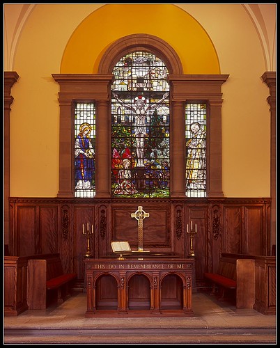 Melrose Parish Church sanctuary