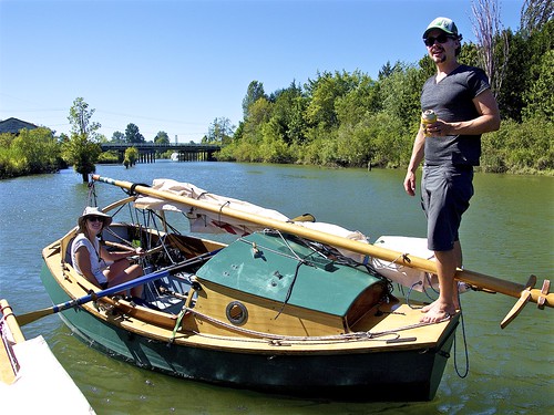 Derek placed his rig on top of his aft