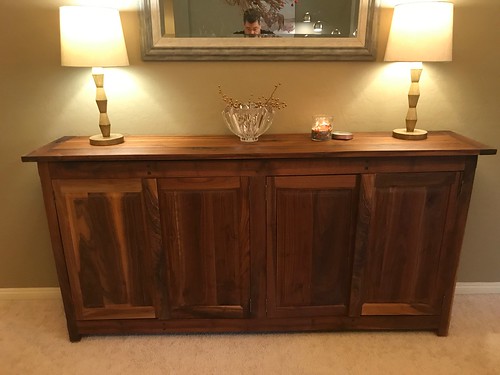 Black Walnut Media Console