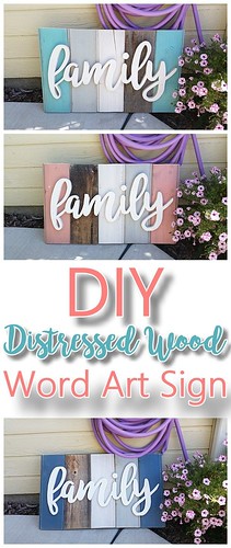 Best Ideas For Diy Crafts : DIY Family Word Art Sign Woodworking Project Tutorial - Technique for New Wood D...