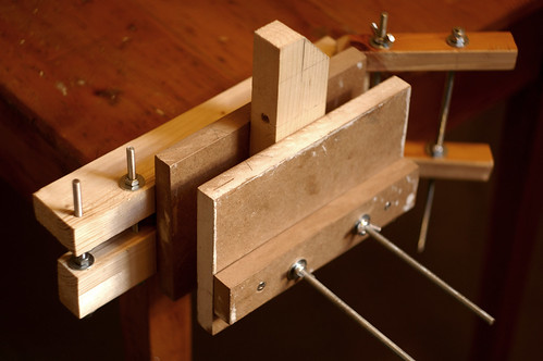 Wooden vice - strength testing