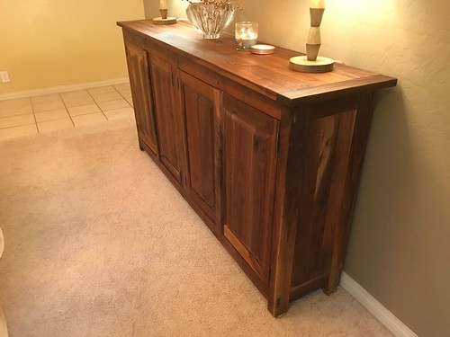 Black Walnut Media Console