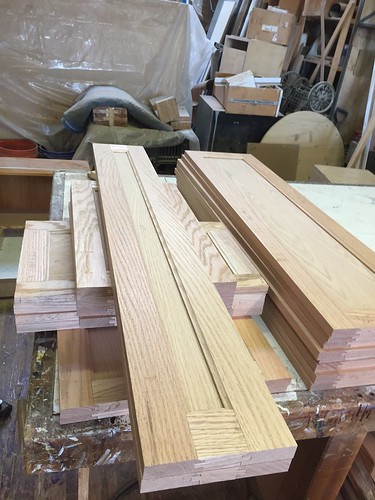 red oak panel doors