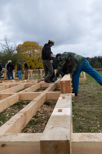 Mortise and tenons - 1880 construction