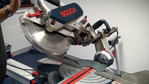 Bosch GCM 12SD Circular Saw in Action