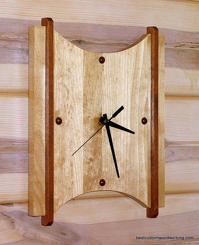 Custom Birch Clock.