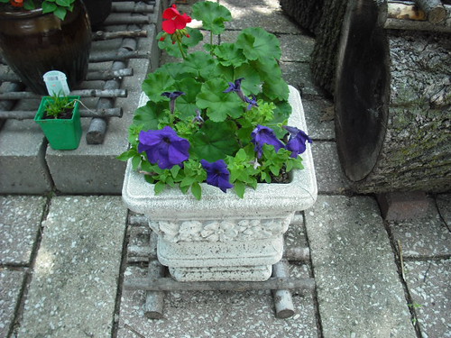 Rustic Planter Stand 02