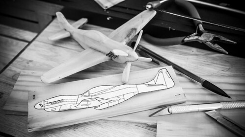 Maquette P51 bnw