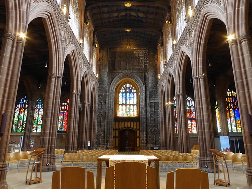 Nave looking West, Manchester Cathedral