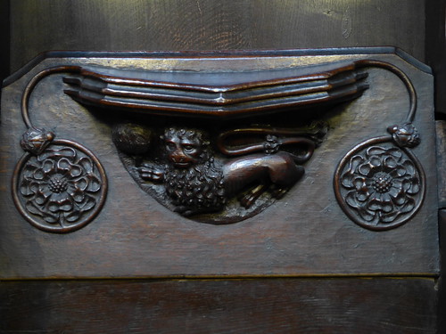 Lion, Misericord, Manchester Cathedral