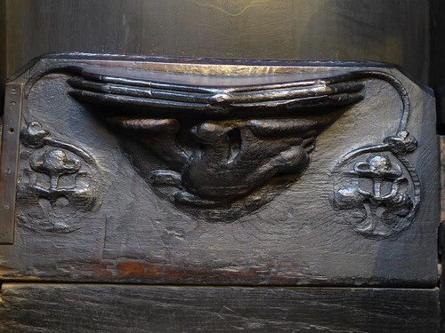 Griffin, Misericord, Manchester Cathedral