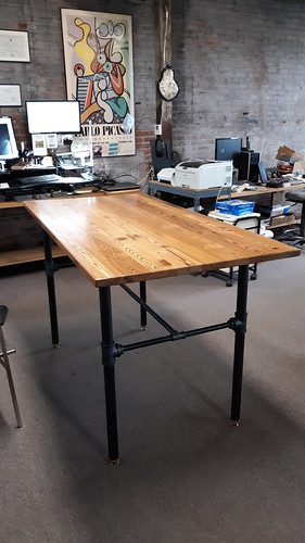 Gaspipe conference table. Jan 2020