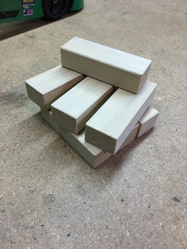 Home made “Jenga” puzzle.