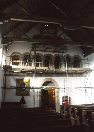 West Wall under Restoration, 2001