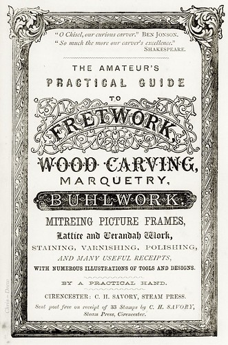 Guide to Fretwork, Carving, Marquetry, etc.