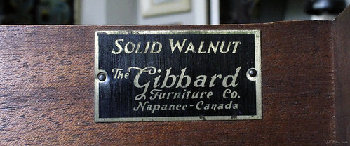 Gibbard metal name plate desktop