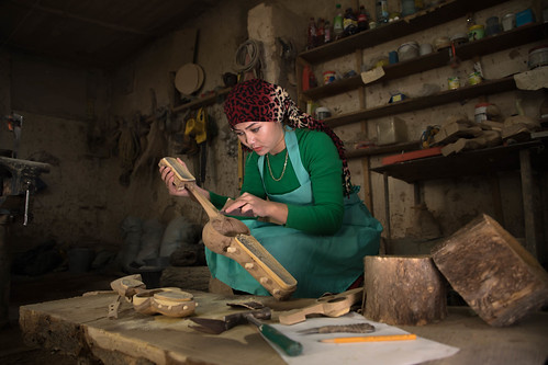 Woodcarving in Kazakhstan