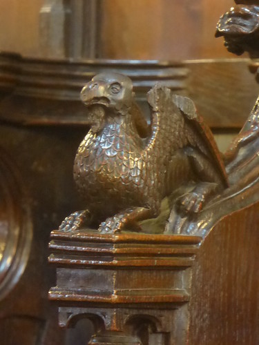 Griffin, Choir Stalls, Beverley Minster