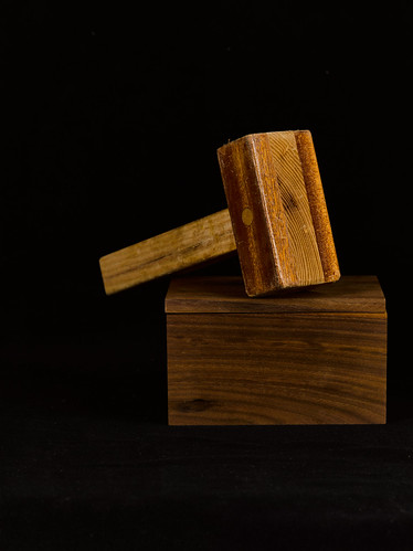 Handmade mallet and box