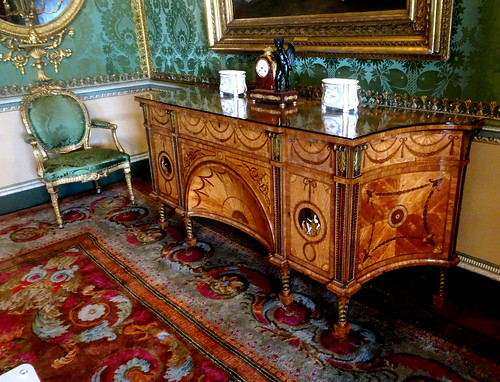 [109320] Harewood House : State Bedroom - Diana & Minerva Commode