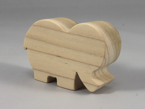 20220802-183948 018 Wood Toy Elephant Cutout Handmade Stackable Unfinished Unpainted Ready to Paint for Crafts or Toys 1279270275