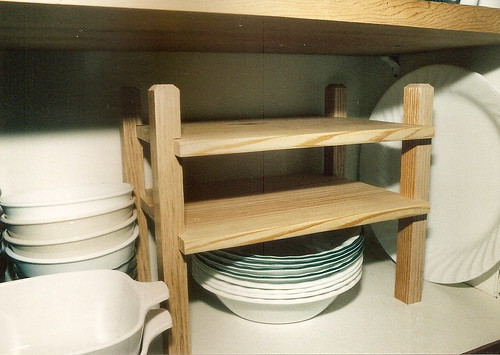 Plate Shelf Space Saver