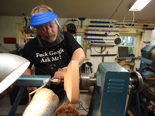 Private woodturning class