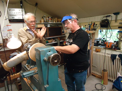 Private woodturning class