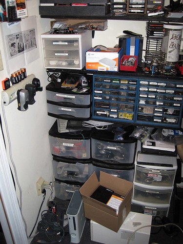 server room shelves BEFORE