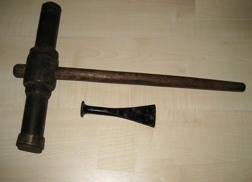 Shipbuilders Tools Caulking Hammer and Chisel