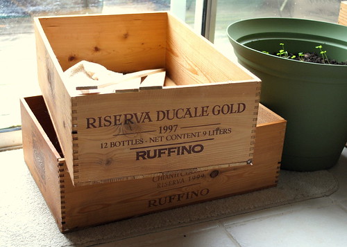 Original wine crates