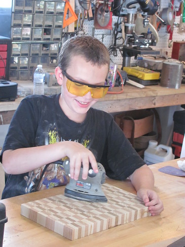 Cutting Board - Sanding Phase