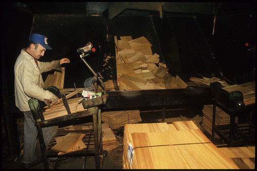 Don Naue at Hinchen Brothers Shake Mill, Forks