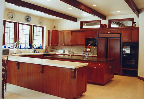 Custom Cherry Wood Kitchen