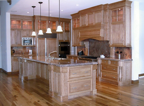 Custom Red Birch Kitchen