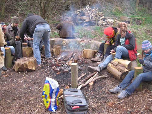 Woodworking round the fire