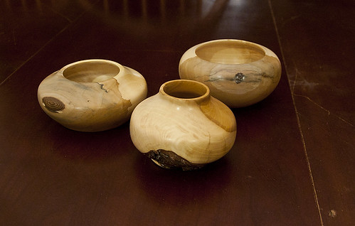 Three Sisters - Bradford Pear Bowls