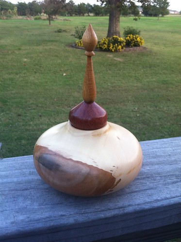 #0011 Spalted Pear vase