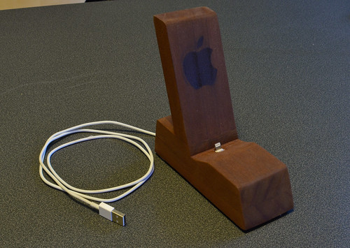 Custom Homemade iPhone 5 Dock