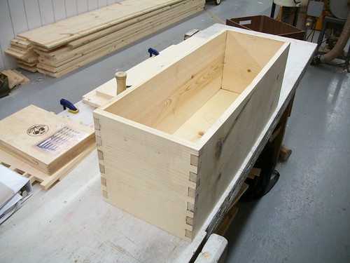 Gluing up a shoulder box tool chest – – 100-0315