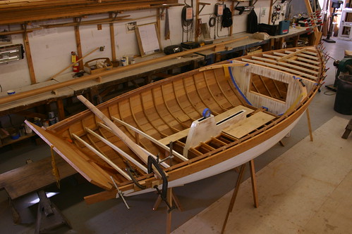 Port Hadlock WA - Boat School - Haven 12 1/2 - interior work in progress