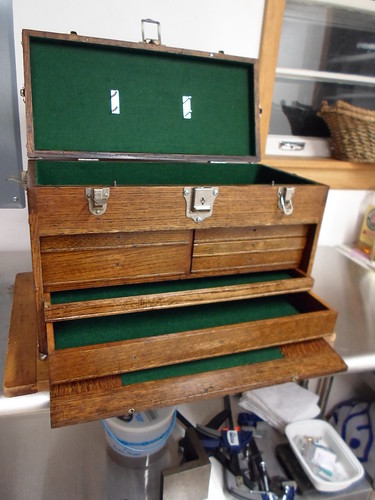 Gerstner Toolbox, After,  Replaced Drawer Waiting for knobs and mirror.