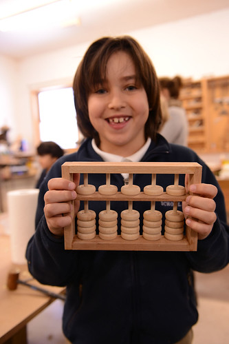 Second Graders Make Sorobans