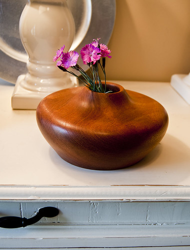 Sapele with pink flowers